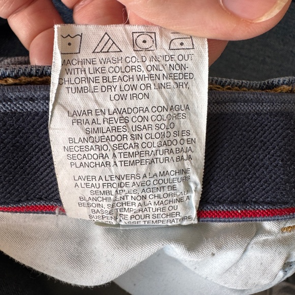 Wrangler 5 Star Performance Mens Blue Jeans 30x30 Comfort Elastic Waist Workwear - Picture 9 of 15